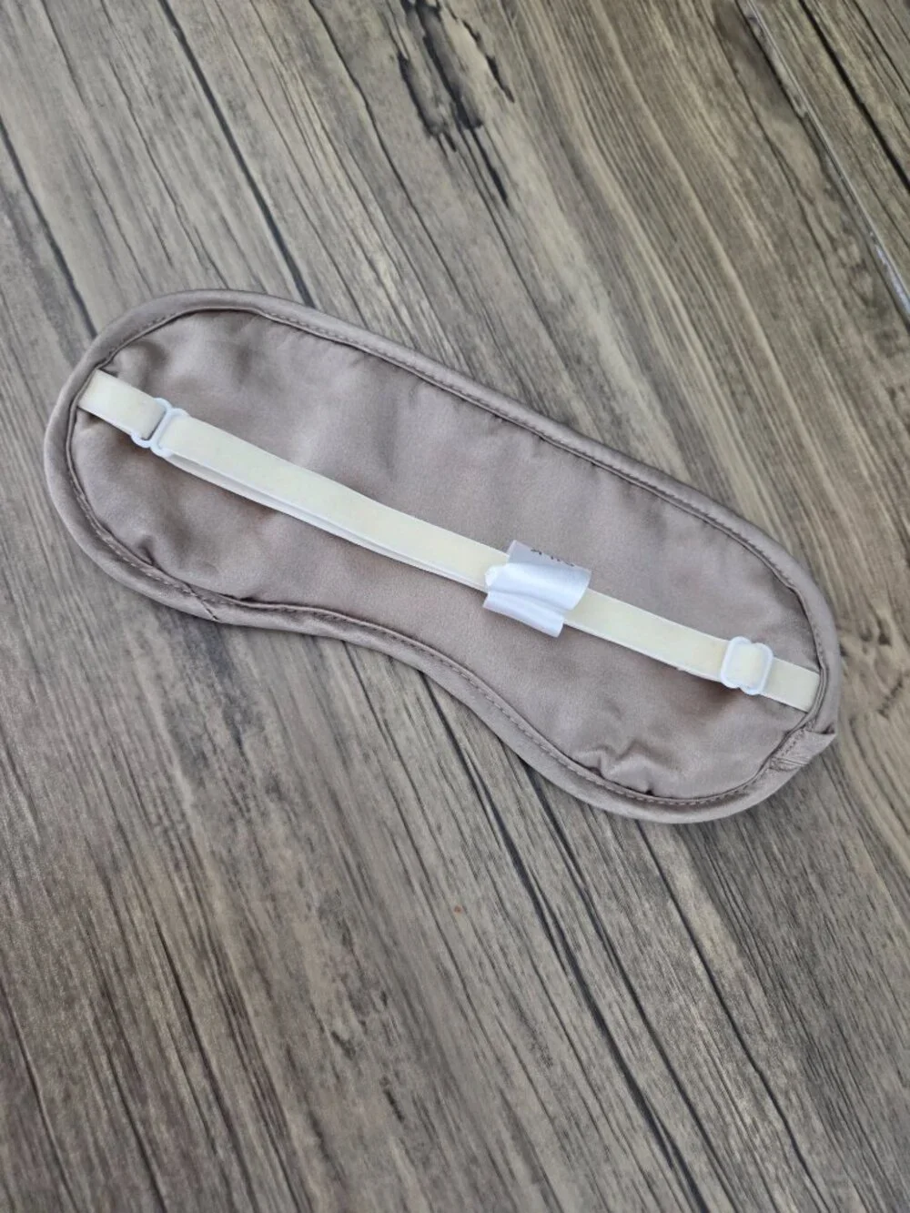 Pure Silk Taupe Sleep Mask - Comfortable Eye Mask for Travel and Rest